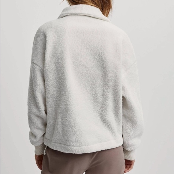 Varley Mayland Cream Fleece Jacket - Picture 3 of 9